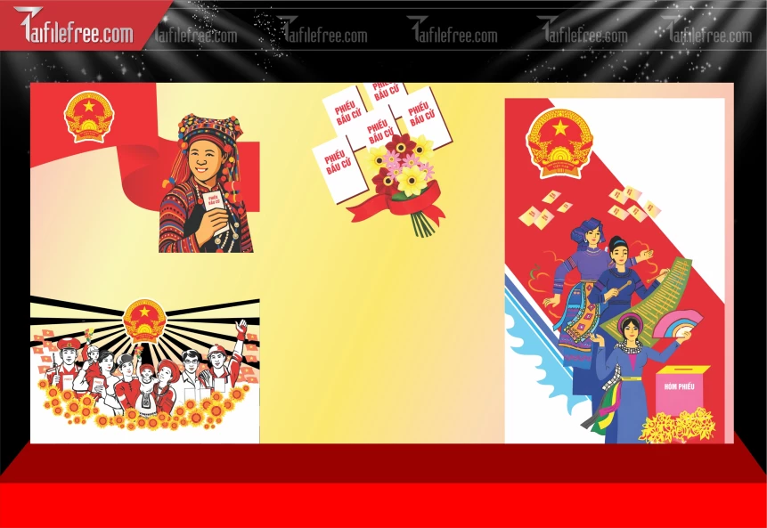 Mẫu Phông Nền Bầu Cử_PT1095